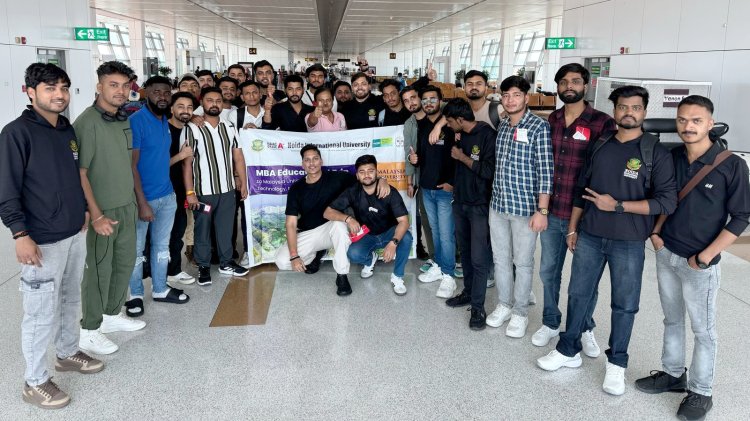 Noida International University organizes a 5-day educational trip to Malaysia
