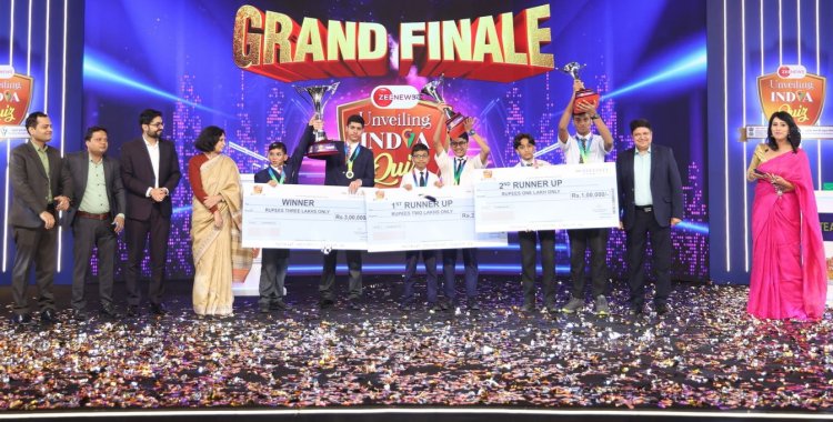 ज़ी मीडिया ने अनवीलिंग इंडिया क्विज़ के विजेताओं की घोषणा की