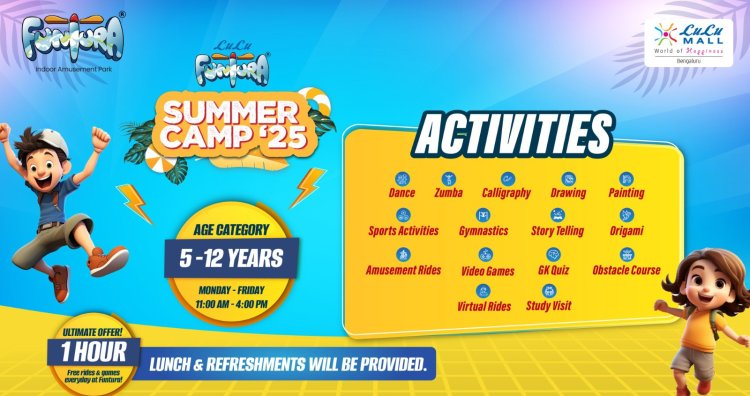 Lulu Funtura Bengaluru Offers 1 Hour of Free Rides Daily at the Biggest Summer Camp of 2025