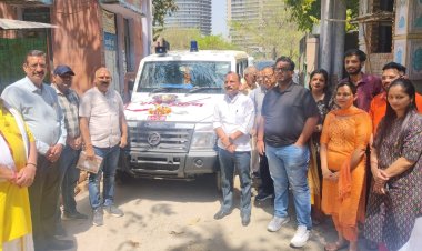 अंतिम निवास को मिली फोर्स एम्बुलेंस शव वाहन