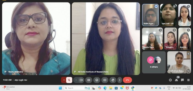 सत्यम फैशन इंस्टिट्यूट, नोएडा द्वारा अंतरराष्ट्रीय फैकल्टी डेवलपमेंट प्रोग्राम का हुआ आयोजन