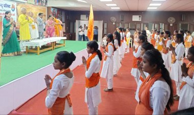 दुर्गा वाहिनी प्रशिक्षण वर्ग का समापन, दुर्गा वाहिनी की बहनों ने किया शौर्य प्रदर्शन