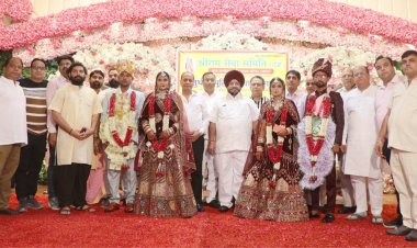 श्री राम सेवा समिति ने कराया हिंदू और बौद्ध रीति से सामूहिक विवाह