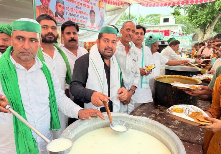 टिकैत रसोई बनी सेवा और विचारधारा का प्रतीक: अशोक भाटी