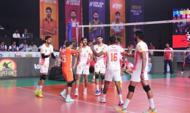 प्रो वॉलीबॉल लीग : तीसरे दिन के मुकाबलों में लखनऊ टाइगर्स और काशी वारीयर्स की जीत हासिल