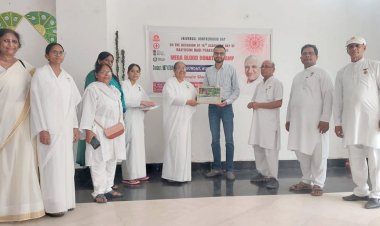 विश्व बंधुत्व दिवस के उपलक्ष्य में ब्रह्माकुमारीज़ केंद्र 46 द्वारा रक्तदान शिविर का आयोजन