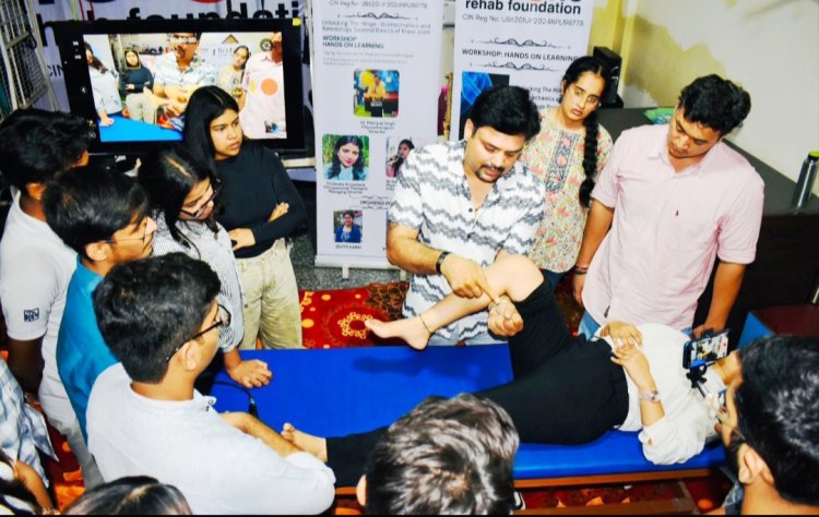 घुटनों में होने वाले दर्द के निवारण और उसके कारण पर हुआ विशेष अध्यन संगोष्ठी एवं वर्कशॉप का आयोजन