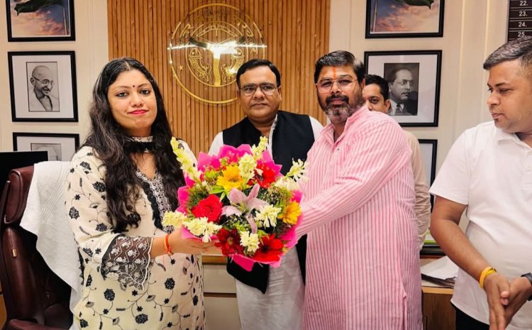 अंतर्राष्ट्रीय वैश्य संगठन ने गौतमबुद्ध नगर की पहली वैश्य डीएम का किया सम्मान