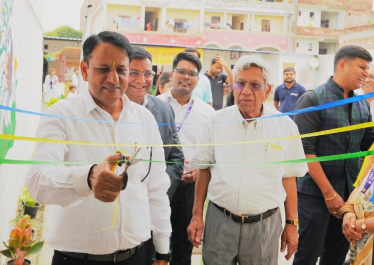 बहुउद्देश्यीय हॉल एवं कौशल विकास केंद्र का संस्कार अध्ययन केंद्र में हुआ भव्य उद्घाटन