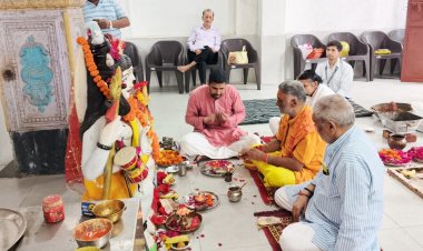 महामृत्युंजय पाठ का सफल समापन, जनकल्याण हेतु हवन एवं भंडारा सम्पन्न