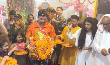 फ़र्स्टवन एवं विन्सम परिवार ने मिलकर किया गणेश विसर्जन
