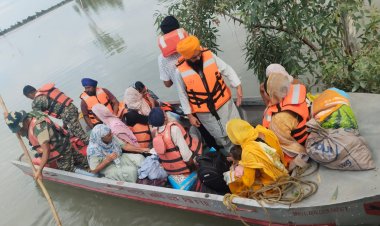 बीएसएफ के साथ पंजाब बॉर्डर के कसोक्के गाँव में राहत वितरण अभियान