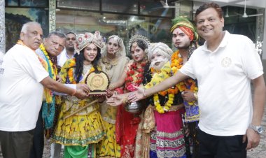 महाराजा अग्रसेन जयंती पर निकली भव्य शोभायात्रा, जगह-जगह हुआ स्वागत