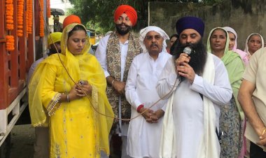 गांव नलगढ़ा में गुरुद्वारा संगतसर में शहीदे-ए-आज़म भगत सिंह को जन्मदिवस पर किया नमन