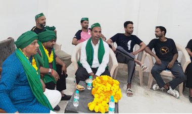 सदरपुर गांव में हुई किसान एकता महासंघ की बैठक किया संगठन विस्तार