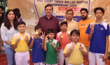 सेंट एंजेल्स ने इंटर स्कूल रोलर स्केटिंग चैंपियनशिप में लहराया परचम 