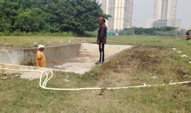 छठ पूजा की तैयारियां जोरों से चल रही है,छठ घाट का निर्माण कार्य अंतिम चरण में