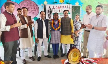 सरदार वल्लभभाई पटेल की 150वीं जयंती पर रंगोली एवं भाषण प्रतियोगिता आयोजित