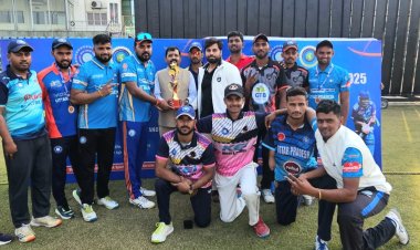 दिव्यांग टीमों के बीच T-20 क्रिकेट मैच का सफल आयोजन, राजेश भारद्वाज ने दिए पुरस्कार