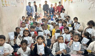 चैलेंजर्स ग्रुप 180 बच्चों को दी हाइजीन किट