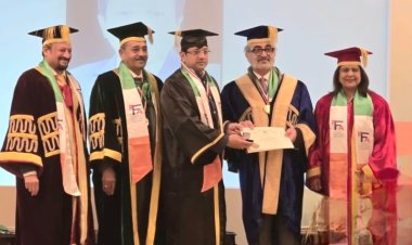 पियरे फौचार्ड अकादमी को प्रतिष्ठित फैलोशिप प्राप्त करने के लिए डॉ नरेश शर्मा सम्मानित