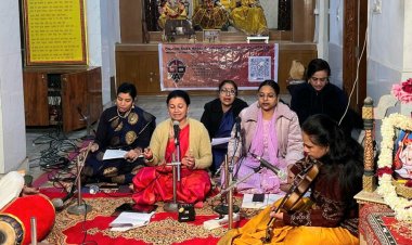 गौतमबुद्धनगर साउथ इंडियन एसोसिएशन ने की सद्गुरु त्यागराज की 179वीं आराधना