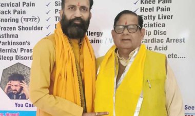 नोएडा में हुआ आरोग्य वेदी योग व एक्यूप्रेशर चिकित्सा केंद्र का शुभारंभ