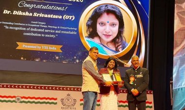 नोएडा की डॉ. दीक्षा को जयपुर में राष्ट्रीय गौरव पुरस्कार–2026 से सम्मानित