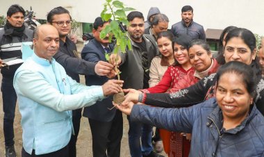 आईएमएस-डीआईए में पर्यावरण संकल्प यात्रा का वृक्षारोपण कर हुआ शुभारंभ