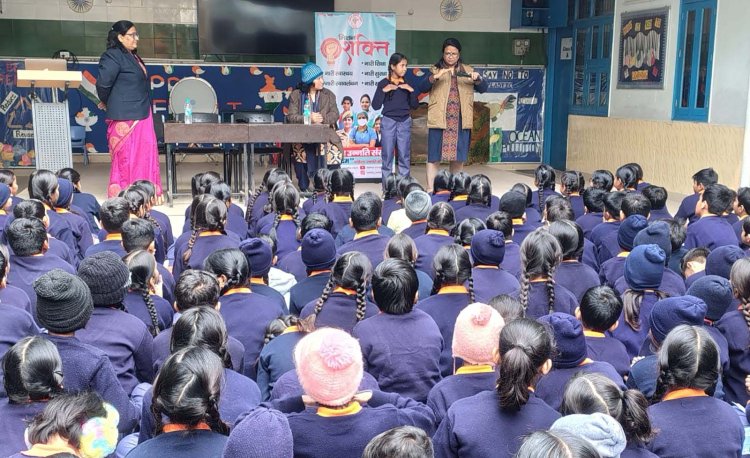 गुडटच - बैडटच एवं स्वास्थ्य संबंधित विषय पर हुई कार्यशाला