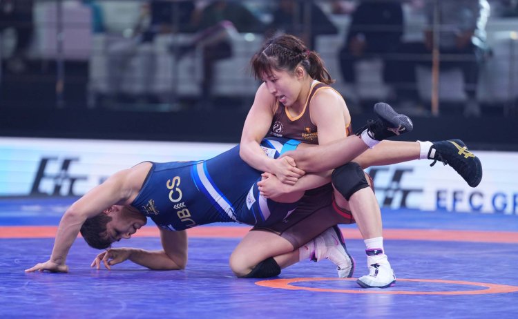 युई सुसाकी ने हरियाणा थंडर्स को हाफवे स्टेज पर यूपी डोमिनेटर्स के खिलाफ दिलाई बढ़त