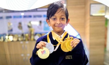 Amity Global School Noida Wins Four Medals at Inter-Academy Gymnastics Competition