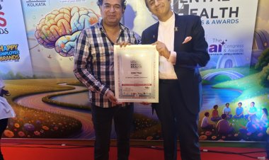 सोनू त्यागी को 7वें वर्ल्ड मेंटल हेल्थ कांग्रेस एंड अवॉर्ड्स में टॉप मोस्ट लीडर इन मेंटल हेल्थ अवार्ड