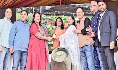 ग्रैंड अजनारा हेरिटेज ने नोएडा फ्लावर शो 2026 में सोसाइटी गार्डन कैटेगरी में पहला प्राइज़ जीता