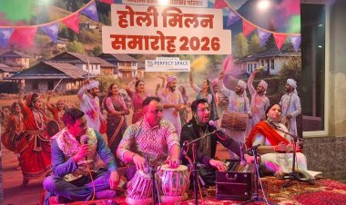 निराला एस्पायर उत्तराखंड प्रवासी मंच द्वारा उत्तराखंडी होली मिलन समारोह संपन्न