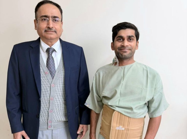 यथार्थ सुपर स्पेशियलिटी हॉस्पिटल के डॉक्टरों ने बचाई 27 वर्षीय युवक की जान