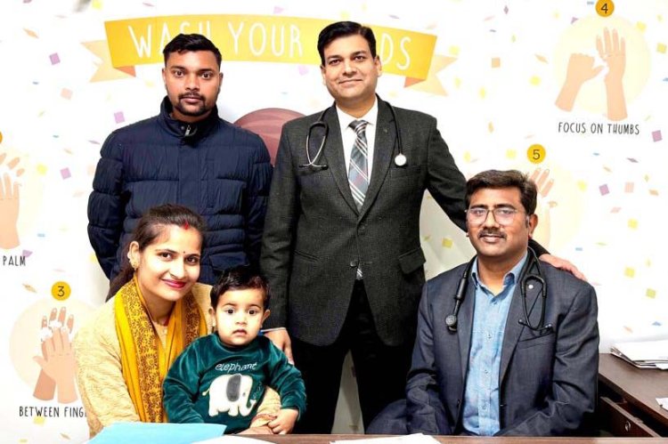 फोर्टिस के डॉक्टरों ने 18-माह के शिशु का बचाया जीवन