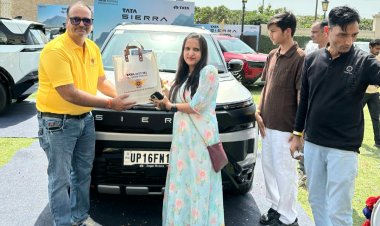 सागर मोटर्स द्वारा 121 TATA Sierra की भव्य मेगा डिलीवरी