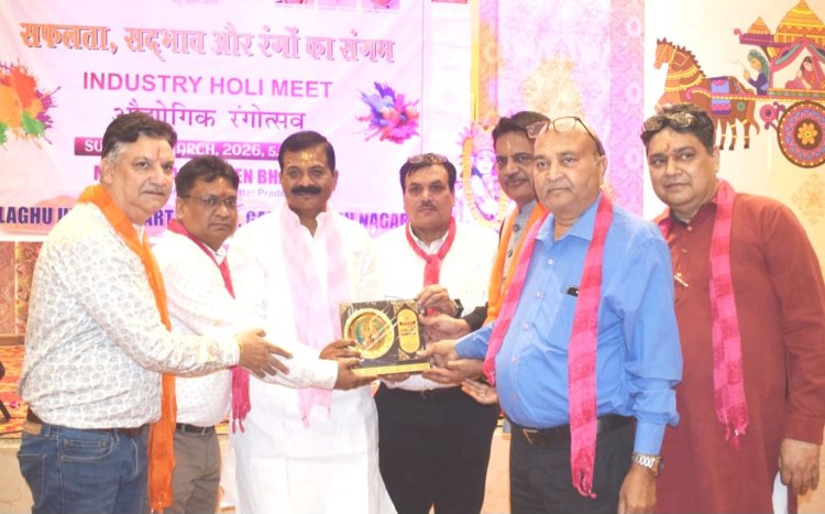 लघु उद्योग भारती नोएडा ने किया ‘इंडस्ट्री होली मीट’ का भव्य आयोजन 