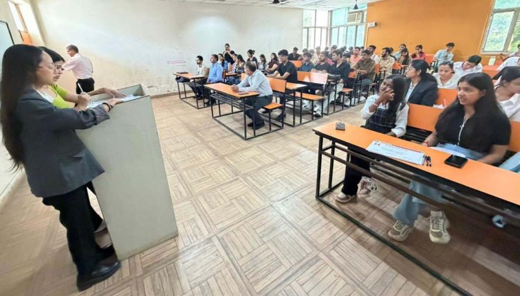 आईएमएस लॉ कॉलेज में नारीवादी आंदोलन पर प्रजेंटेशन प्रतिस्पर्धा का आयोजन