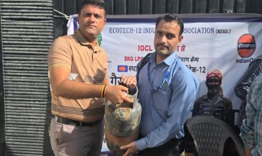 5kg LPG गैस सिलिंडर वितरण कैंप का हुआ आयोजन