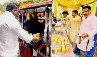 संतुष्टि सेवा फाउंडेशन ने किया शरबत वितरण