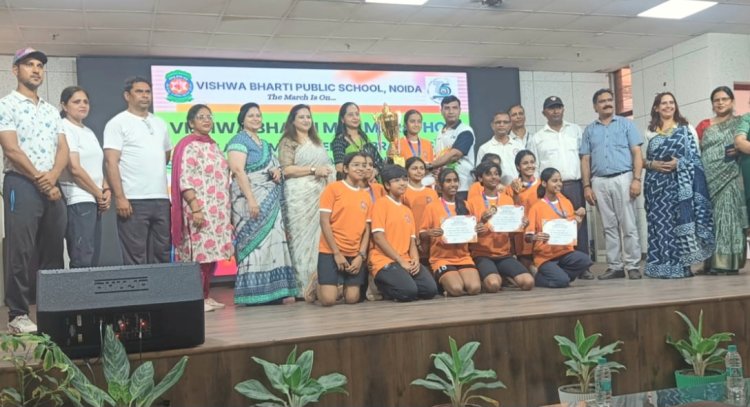 विश्व भारती विमेन वेलफेयर इंस्टीट्यूट की मिनी मैराथन में 200 छात्रों ने लिया भाग