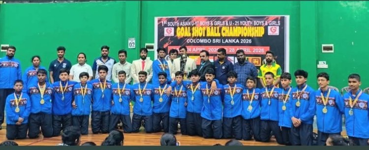 साउथ एशियन गोल शॉर्ट बॉल चैंपियनशिप में देवघर के खिलाड़ियों का रहा दबदबा, जीता स्वर्ण पदक