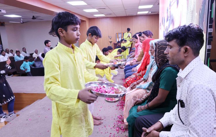 मातृ-पितृ पूजन कार्यक्रम में दिखी सामाजिक समरसता की अनूठी मिसाल