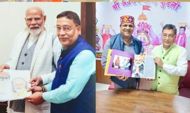 कुंडली धाम में हुआ कॉफी टेबल बुक विकसित भारत 2047 का विमोचन