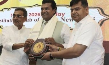 अभिनेता राजन कुमार 'बिहार प्रतिभा सम्मान 2026' से सम्मानित
