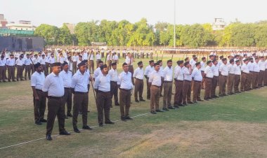 संघ शिक्षार्थियों का भव्य पथ संचलन : राष्ट्रभक्ति और कड़े अनुशासन के अनूठे दृश्य से सराबोर हुआ महानगर