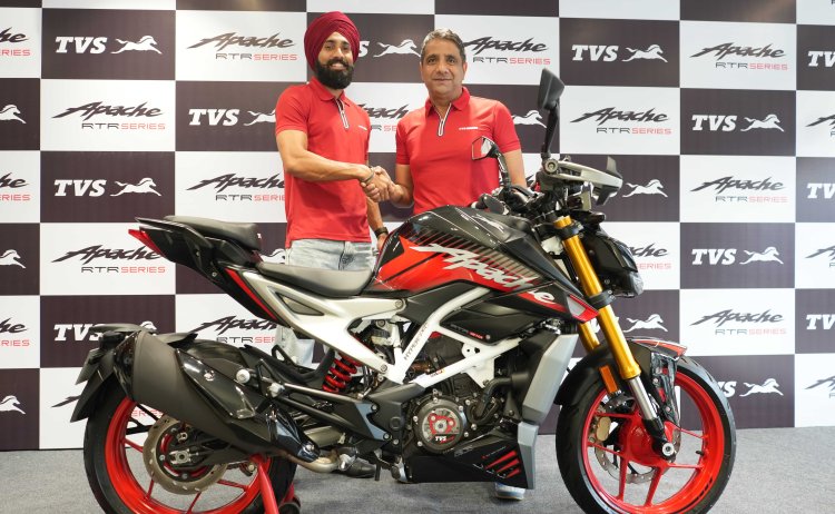 Fastest TVS Apache Meets The Fastest Indian - Mr. Gurindervir Singh