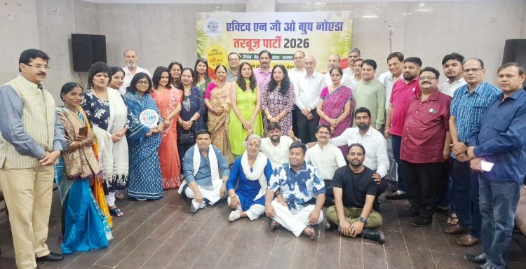 एक्टिव एनजीओ की पाँचवीं तरबूज पार्टी में जुटीं शहर की सामाजिक संस्थाएँ